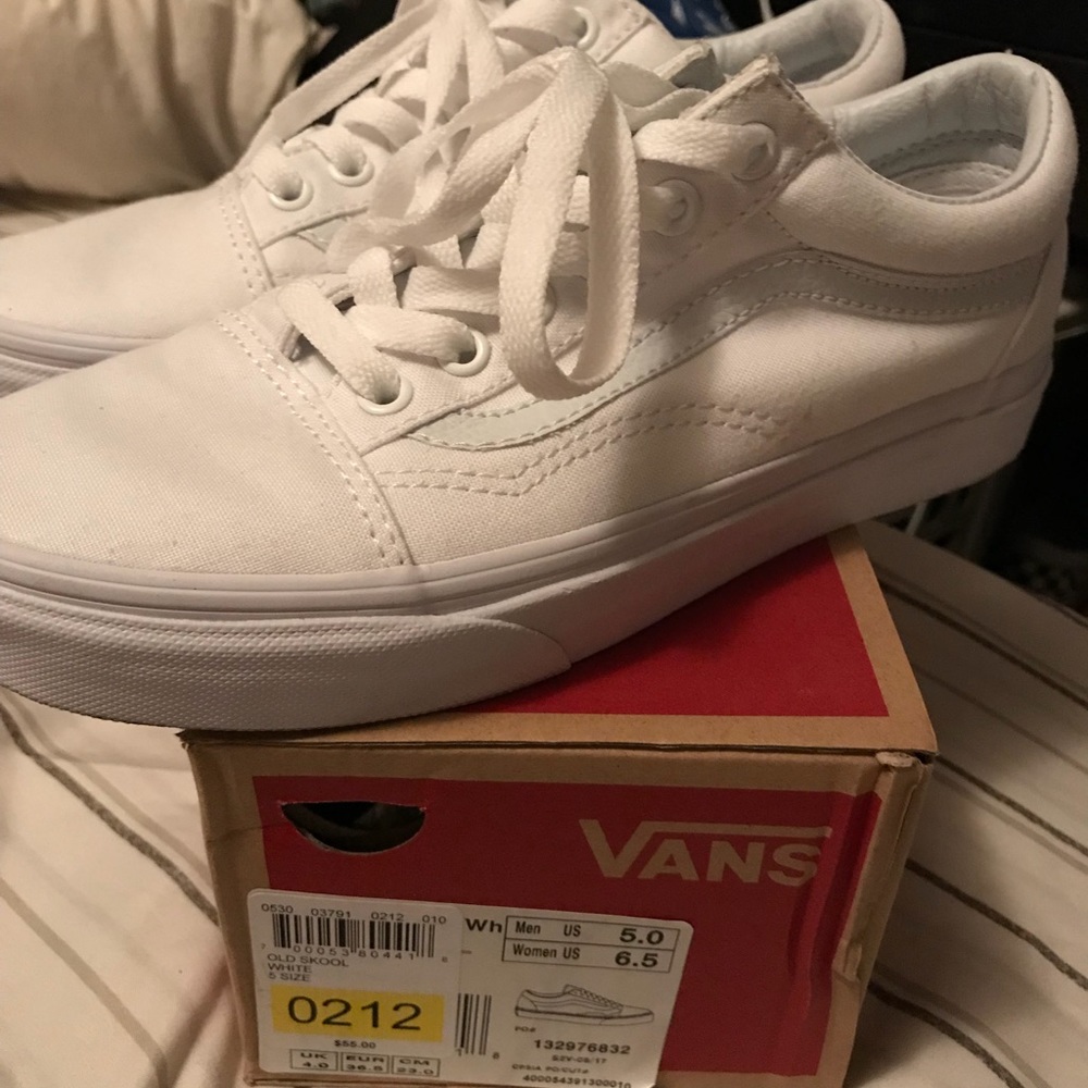 All White Vans